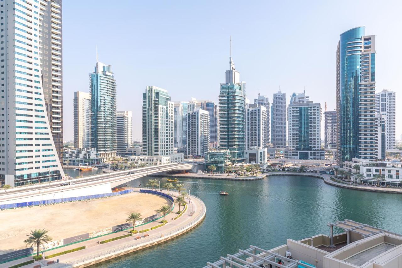 Nasma Luxury Stays - Pastel-Colored Apt With Jaw-Dropping Marina Views دبي المظهر الخارجي الصورة